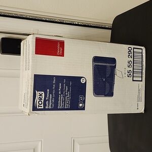 BRAND NEW TORK MINI BATHROOMS TISSUE  DOUBLE ROLL DISPENSER